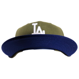 Los Angeles Dodgers New Era 9FIFTY Snapback New Olive Dark Royal