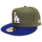 Los Angeles Dodgers New Era 9FIFTY Snapback New Olive Dark Royal