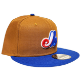 Montreal Expos New Era 9Fifty Snapback Peanut Royal