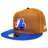 Montreal Expos New Era 9Fifty Snapback Peanut Royal