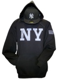 New York City Hoodie Black White