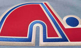 Quebec Nordiques Embroidered Crest Hoodie Light Blue