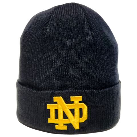 Notre Dame Raised Cuffed Knit Toque