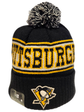 Pittsburgh Penguins Retro Knit Fleece Lined Pom Toque