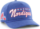 Quebec Nordiques '47 Hitch Double Header Cord Rope Snapback