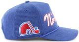 Quebec Nordiques '47 Hitch Double Header Cord Rope Snapback