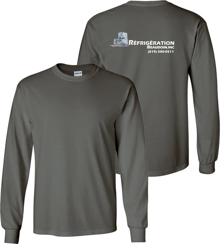 Refrigeration Beaudoin Long Sleeve Tee Charcoal