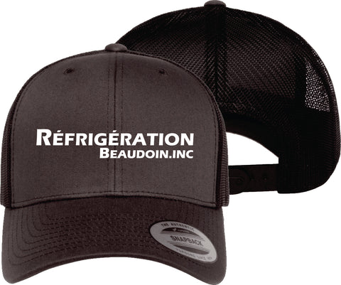 Refrigeration Beaudoin Trucker Hat Charcoal Black