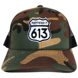 Route 613 Snapback Trucker Camo Black