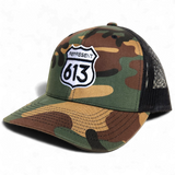 Route 613 Snapback Trucker Camo Black