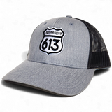 Route 613 Snapback Trucker Heather Black