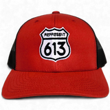 Route 613 Snapback Trucker Red Black