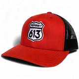 Route 613 Snapback Trucker Red Black