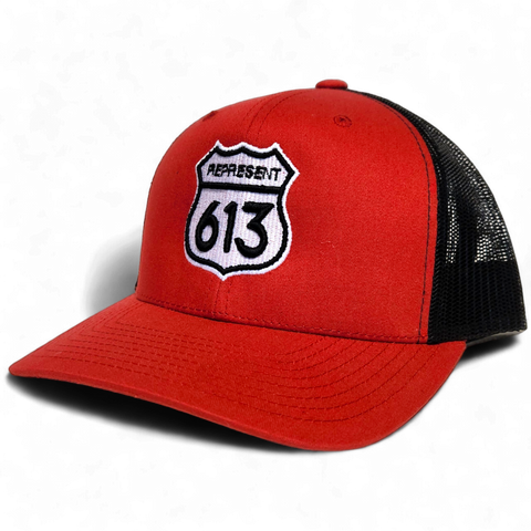 Route 613 Snapback Trucker Red Black