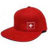 Switzerland Snapback Red