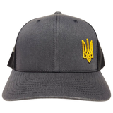 Ukraine Cap Charcoal Trucker