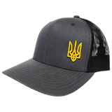 Ukraine Cap Charcoal Trucker