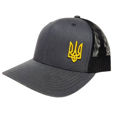 Ukraine Cap Charcoal Trucker