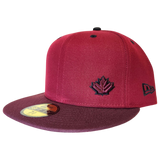 Canada Leaf Cardinal Maroon Custom Fitted