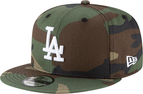 Los Angeles Dodgers New Era 9Fifty Snapback Woodland Camo