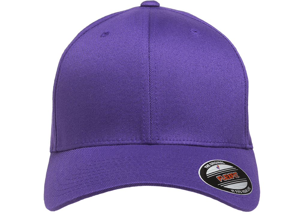 – Wooly Caps Purple Clubhouse FLEXFIT® Cap Just Than Combed More
