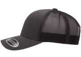 YP Classics Mesh Back Trucker Cap Charcoal