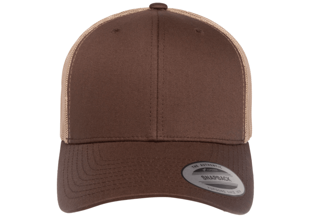 YP Classics Mesh Khaki Just Cap Caps More Trucker Brown Than Clubhouse – Back