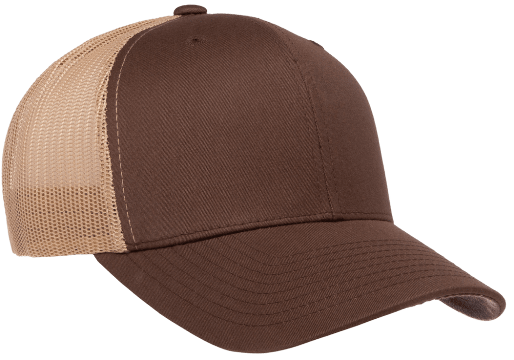 YP Classics More Trucker Than Caps Back Just Khaki Clubhouse Mesh – Brown Cap