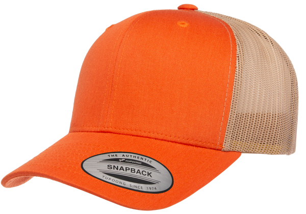 YP Classics Orange Clubhouse Cap Back More Caps Trucker – Rustic Than Khaki Just Mesh