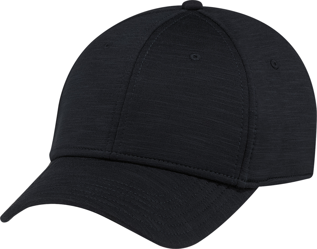 AJM Polyester Marl And Spandex Stretch Fit Cap Black – More Than