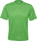 ATC™ Polyester Heather Wicking T-Shirt Turf Green