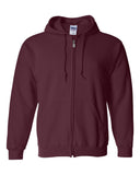 Gildan - Heavy Blend™ Full Zip Hooded Sweatshirt Maroon