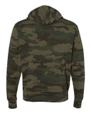 Independent Trading Co. - Unisex Lightweight Full Zip Hoodie Forest Camo