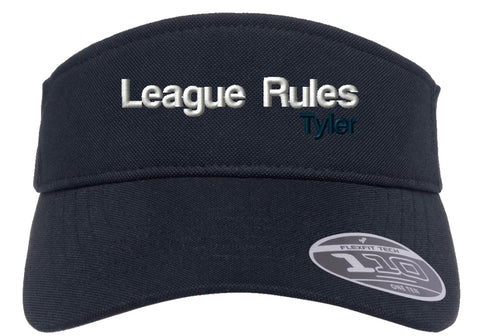 League Rules Visor Tyler